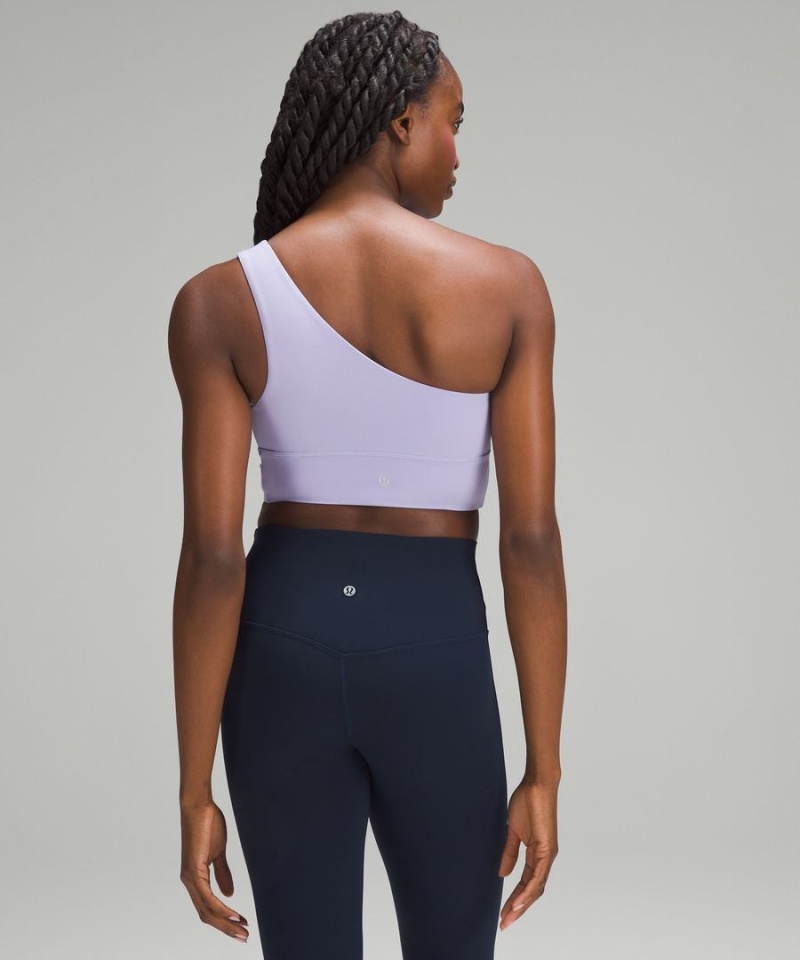 Sujetador Deportivo Lululemon Align™ Asymmetrical Bra Light Support, C/D Cup Mujer Moradas Chile | 502FOVNCH