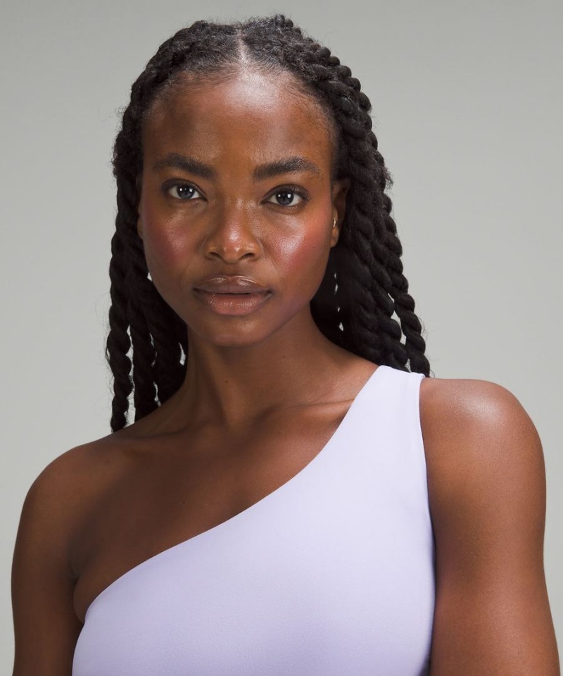 Sujetador Deportivo Lululemon Align™ Asymmetrical Bra Light Support, C/D Cup Mujer Moradas Chile | 502FOVNCH