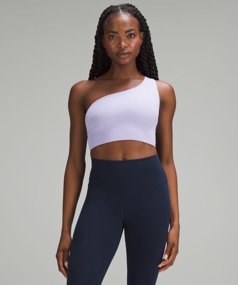 Sujetador Deportivo Lululemon Align™ Asymmetrical Bra Light Support, C/D Cup Mujer Moradas Chile | 502FOVNCH