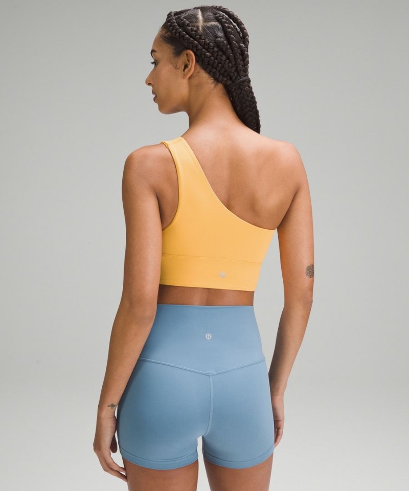 Sujetador Deportivo Lululemon Align™ Asymmetrical Bra Light Support, C/D Cup Mujer Mango Chile | 641RKWVBS