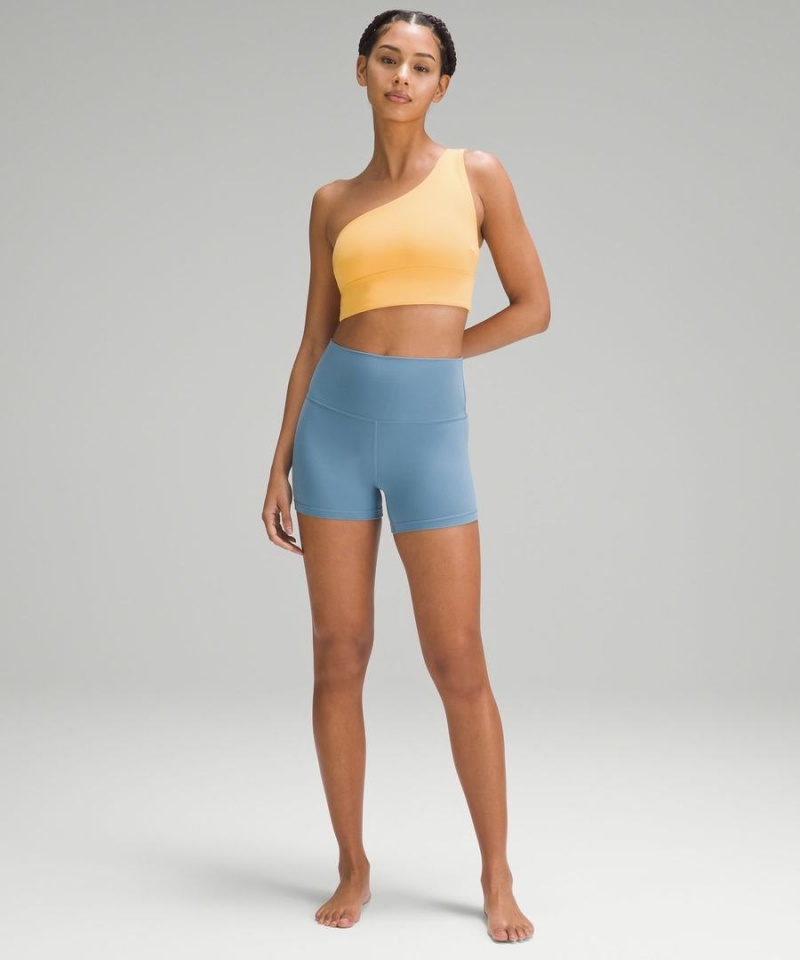 Sujetador Deportivo Lululemon Align™ Asymmetrical Bra Light Support, C/D Cup Mujer Mango Chile | 641RKWVBS