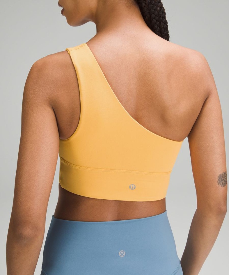 Sujetador Deportivo Lululemon Align™ Asymmetrical Bra Light Support, C/D Cup Mujer Mango Chile | 641RKWVBS