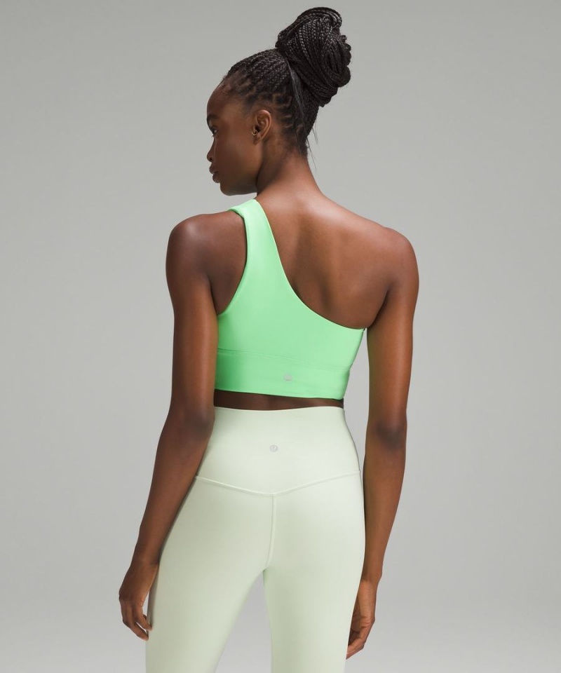 Sujetador Deportivo Lululemon Align™ Asymmetrical Bra Light Support, C/D Cup Mujer Turquesa Chile | 213FTPJEO