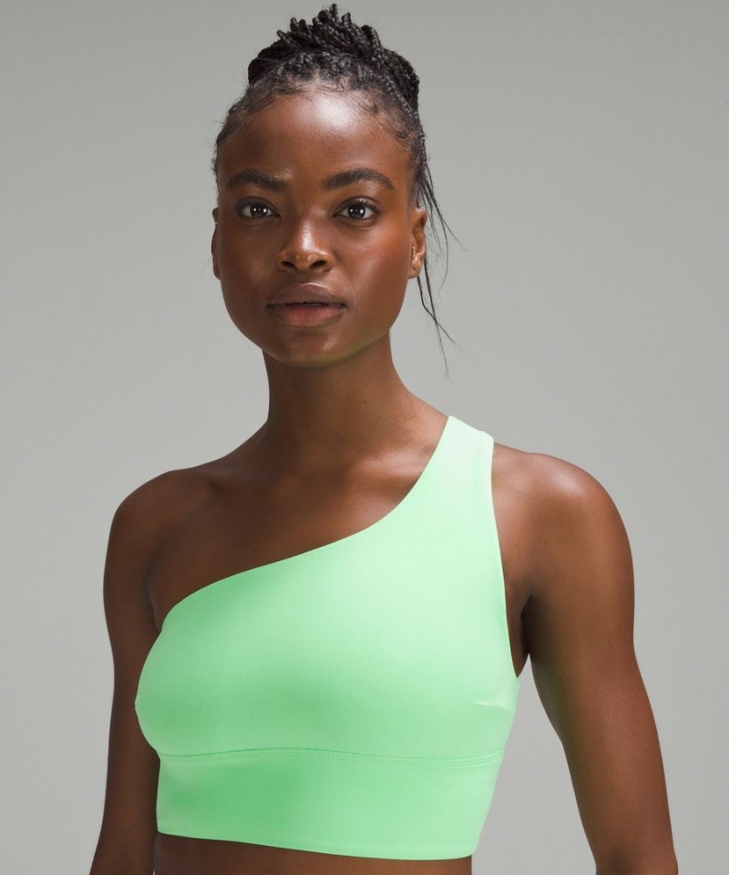 Sujetador Deportivo Lululemon Align™ Asymmetrical Bra Light Support, C/D Cup Mujer Turquesa Chile | 213FTPJEO