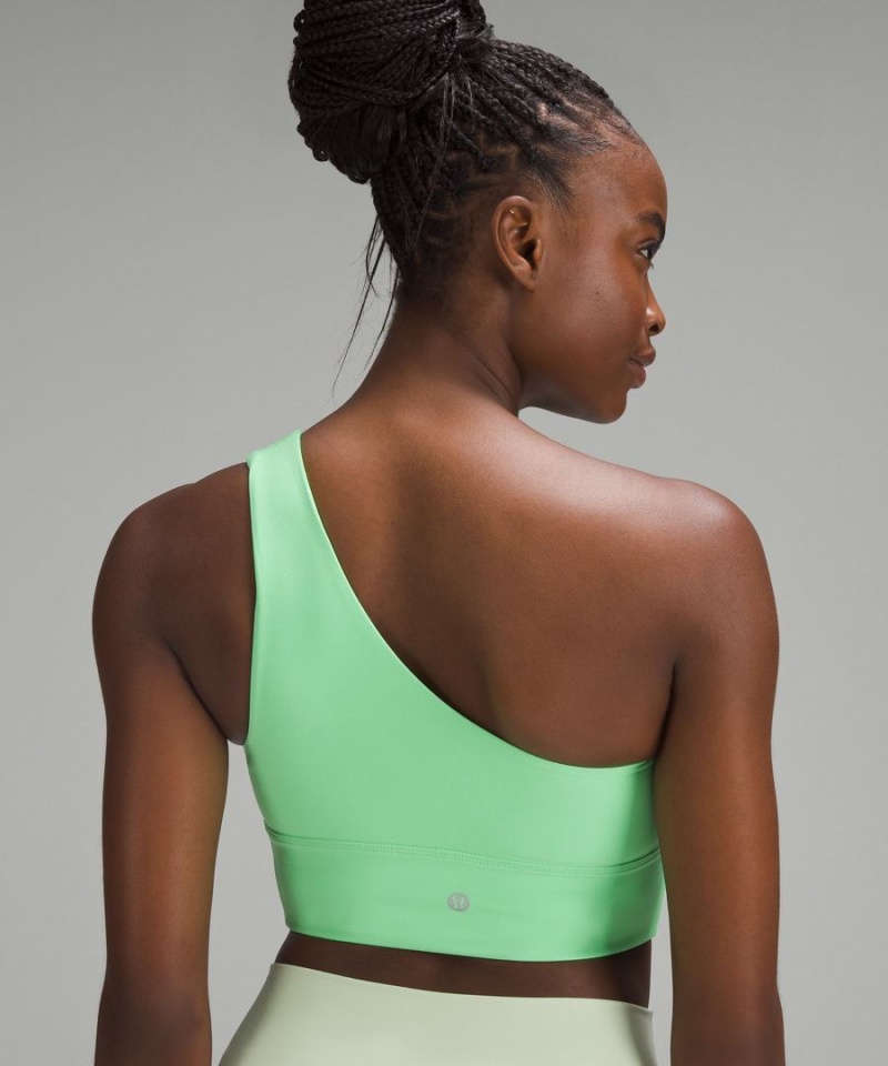 Sujetador Deportivo Lululemon Align™ Asymmetrical Bra Light Support, C/D Cup Mujer Turquesa Chile | 213FTPJEO