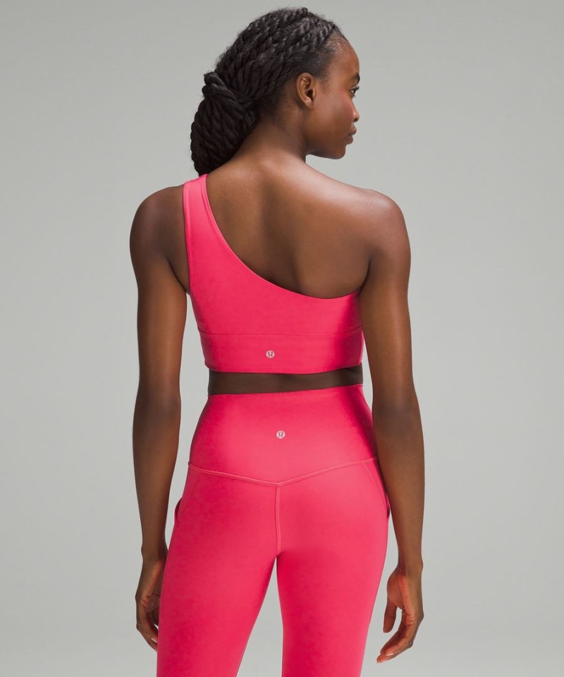 Sujetador Deportivo Lululemon Align™ Asymmetrical Bra Light Support, C/D Cup Mujer Rojas Chile | 962ZDRXVS
