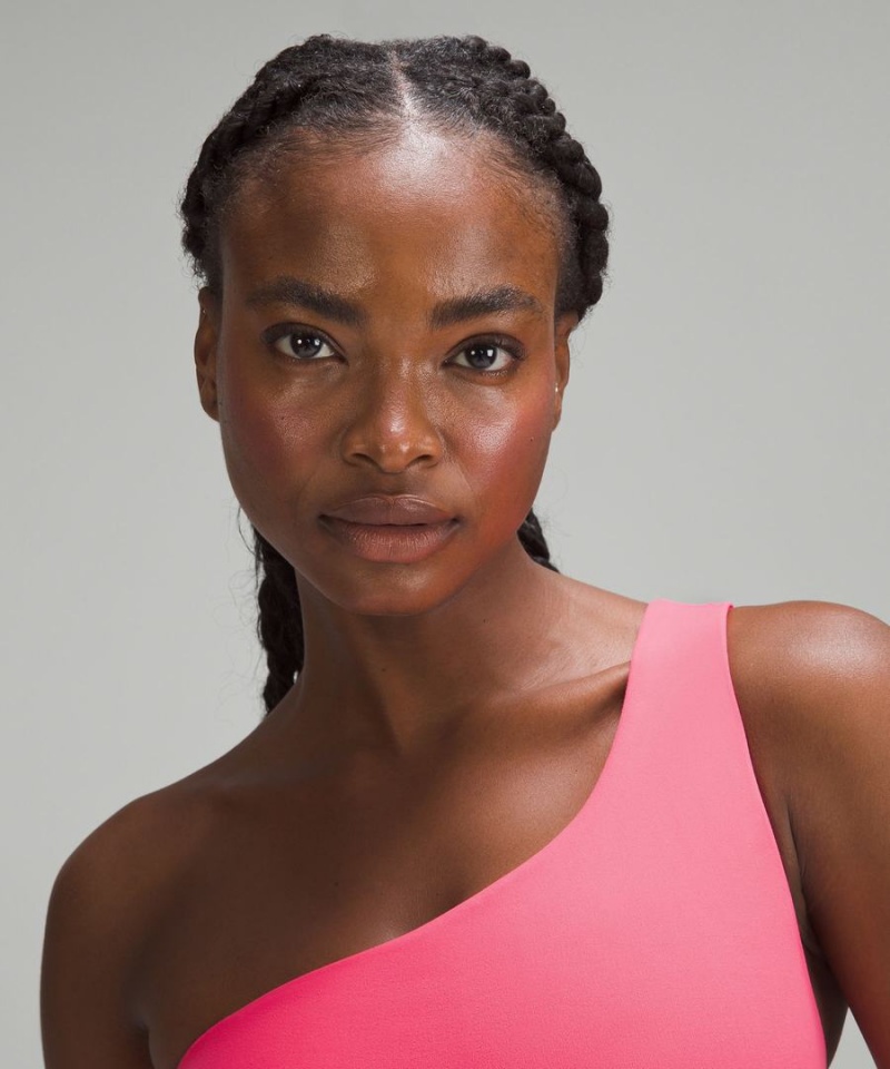 Sujetador Deportivo Lululemon Align™ Asymmetrical Bra Light Support, C/D Cup Mujer Rojas Chile | 962ZDRXVS