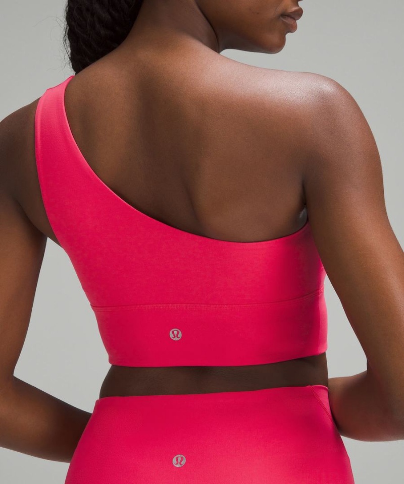 Sujetador Deportivo Lululemon Align™ Asymmetrical Bra Light Support, C/D Cup Mujer Rojas Chile | 962ZDRXVS