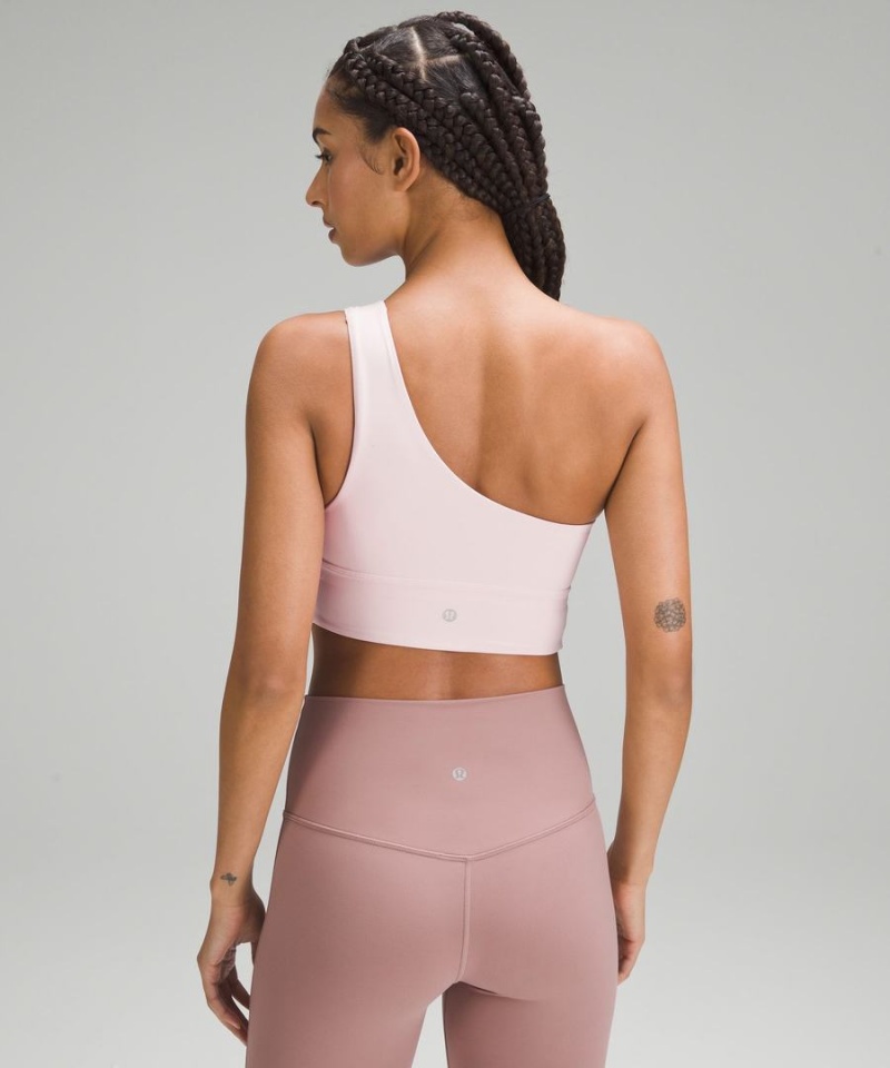 Sujetador Deportivo Lululemon Align™ Asymmetrical Bra Light Support, C/D Cup Mujer Rosas Chile | 265GKOTQY