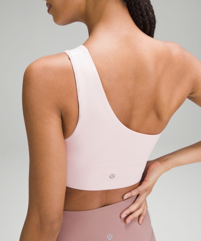 Sujetador Deportivo Lululemon Align™ Asymmetrical Bra Light Support, C/D Cup Mujer Rosas Chile | 265GKOTQY
