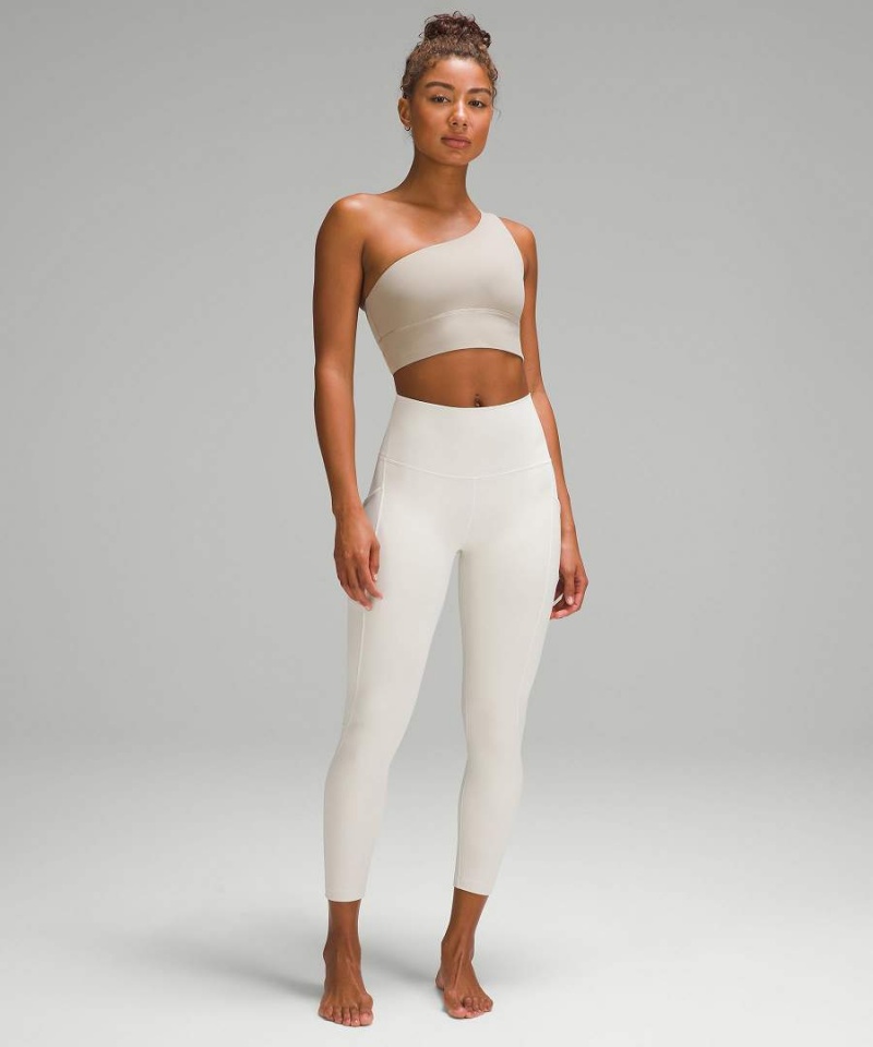 Sujetador Deportivo Lululemon Align™ Asymmetrical Bra Light Support, A/B Cup Mujer Gris Chile | 638ANHWOY