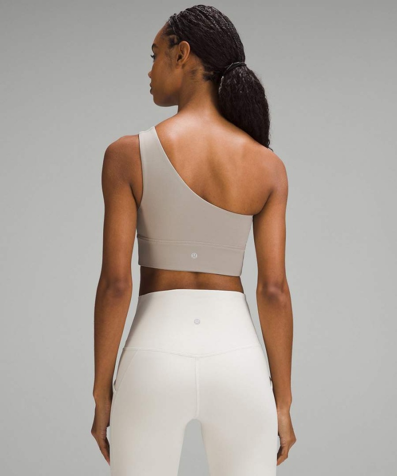 Sujetador Deportivo Lululemon Align™ Asymmetrical Bra Light Support, C/D Cup Mujer Gris Chile | 625UCEJMP