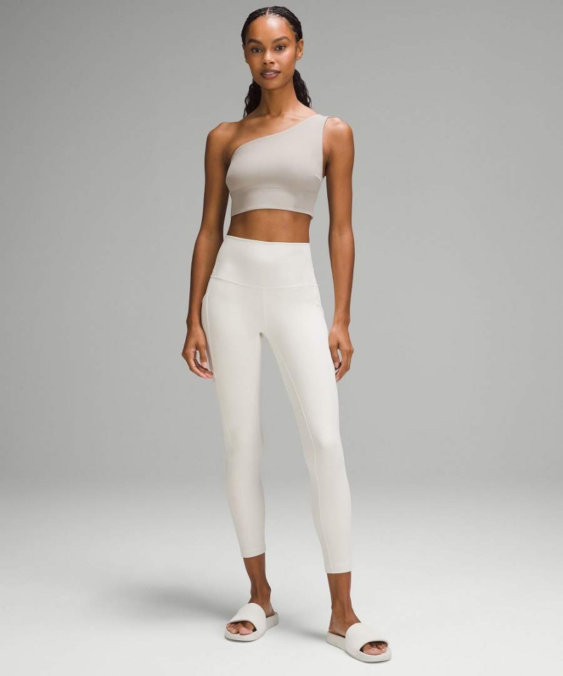 Sujetador Deportivo Lululemon Align™ Asymmetrical Bra Light Support, C/D Cup Mujer Gris Chile | 625UCEJMP