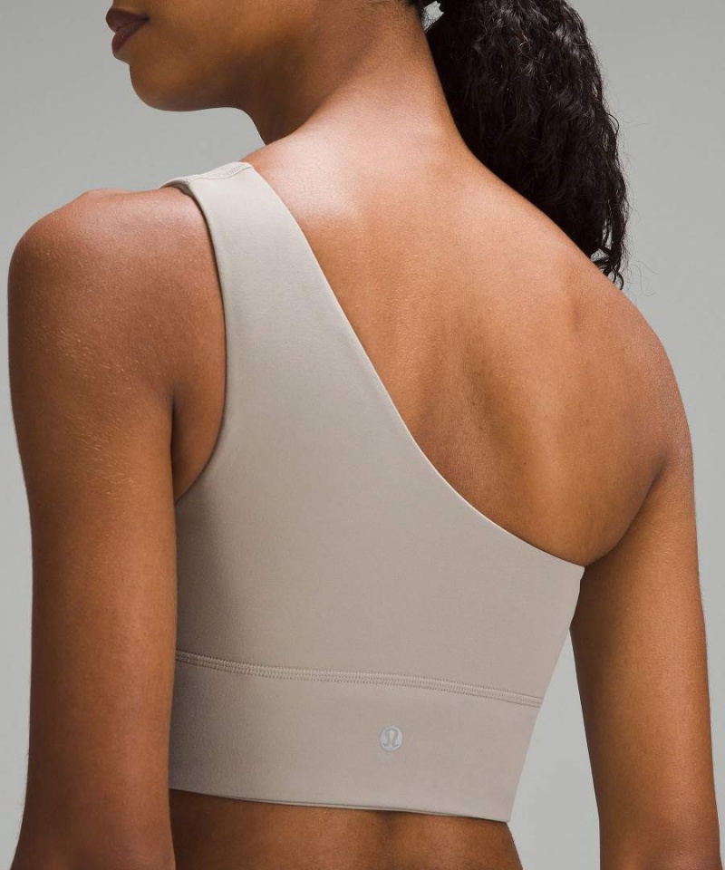 Sujetador Deportivo Lululemon Align™ Asymmetrical Bra Light Support, C/D Cup Mujer Gris Chile | 625UCEJMP