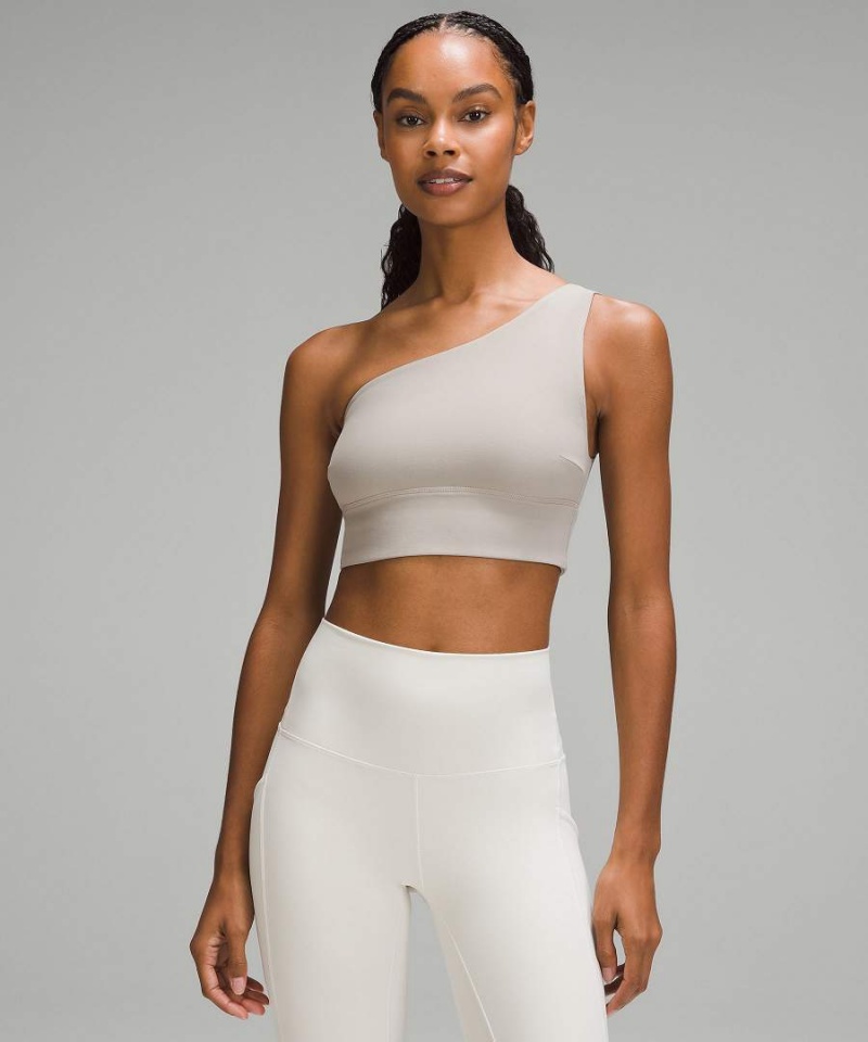 Sujetador Deportivo Lululemon Align™ Asymmetrical Bra Light Support, C/D Cup Mujer Gris Chile | 625UCEJMP