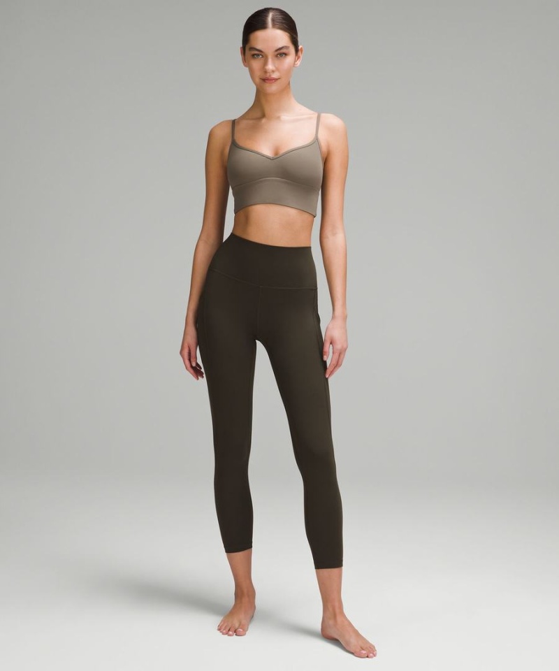 Sujetador Deportivo Lululemon Align™ Sweetheart Bra Light Support, A/B Cup Mujer Gris Chile | 459VTBAWI