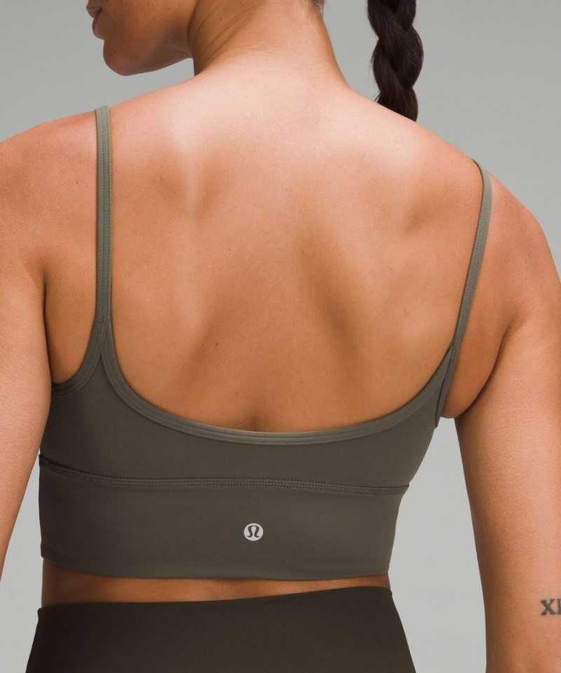 Sujetador Deportivo Lululemon Align™ Sweetheart Bra Light Support, A/B Cup Mujer Verde Chile | 892ETMCYS
