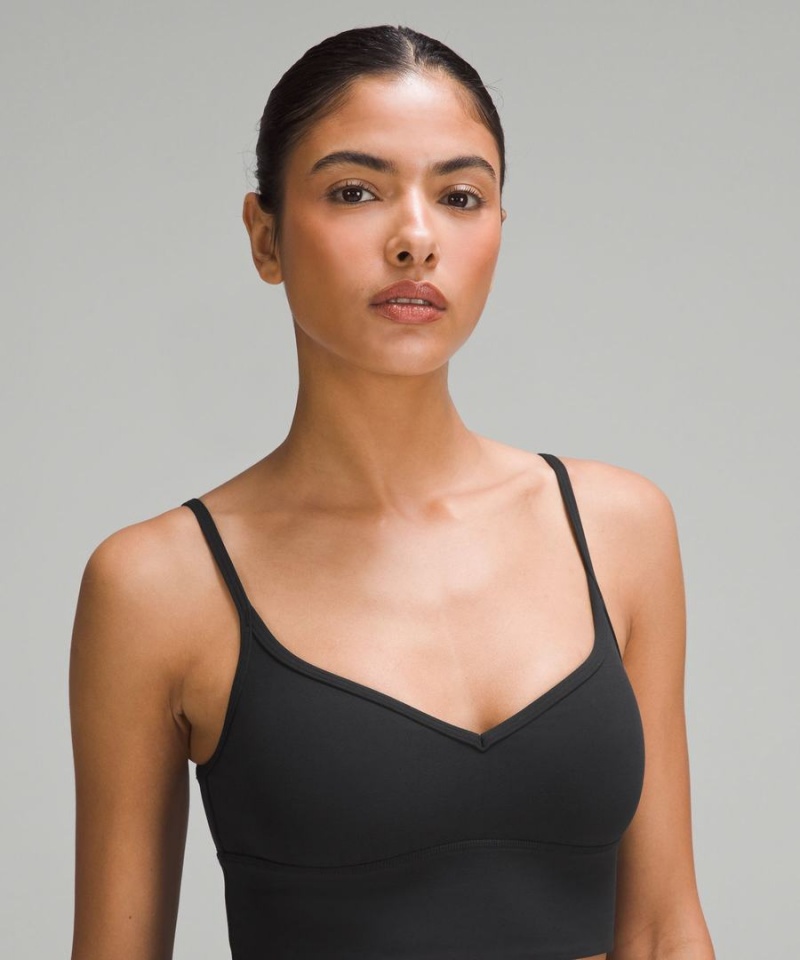 Sujetador Deportivo Lululemon Align™ Sweetheart Bra Light Support, A/B Cup Mujer Negras Chile | 926DPSKWF