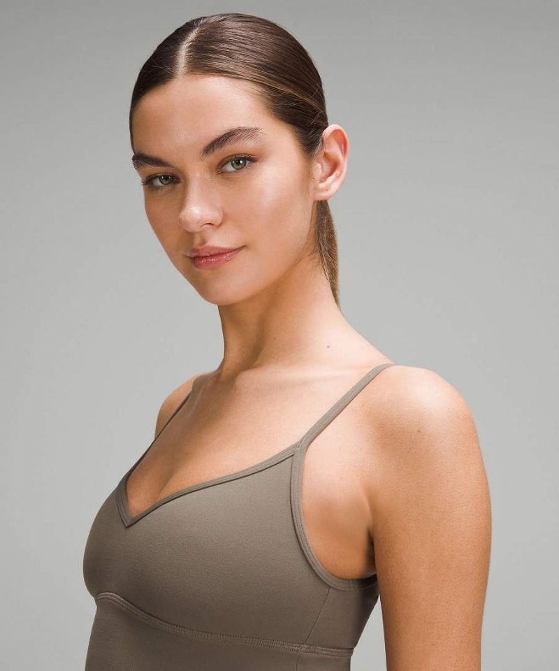 Sujetador Deportivo Lululemon Align™ Sweetheart Bra Light Support, A/B Cup Mujer Gris Chile | 710GYTELB
