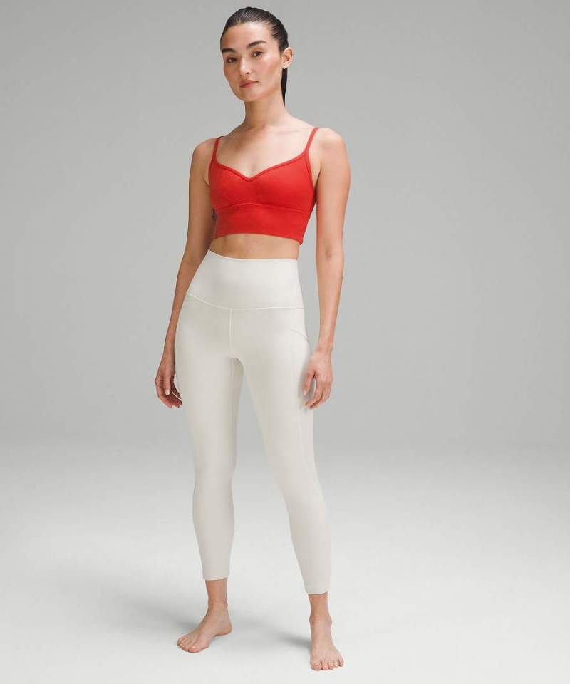 Sujetador Deportivo Lululemon Align™ Sweetheart Bra Light Support, A/B Cup Mujer Rojas Chile | 296VJYFTK