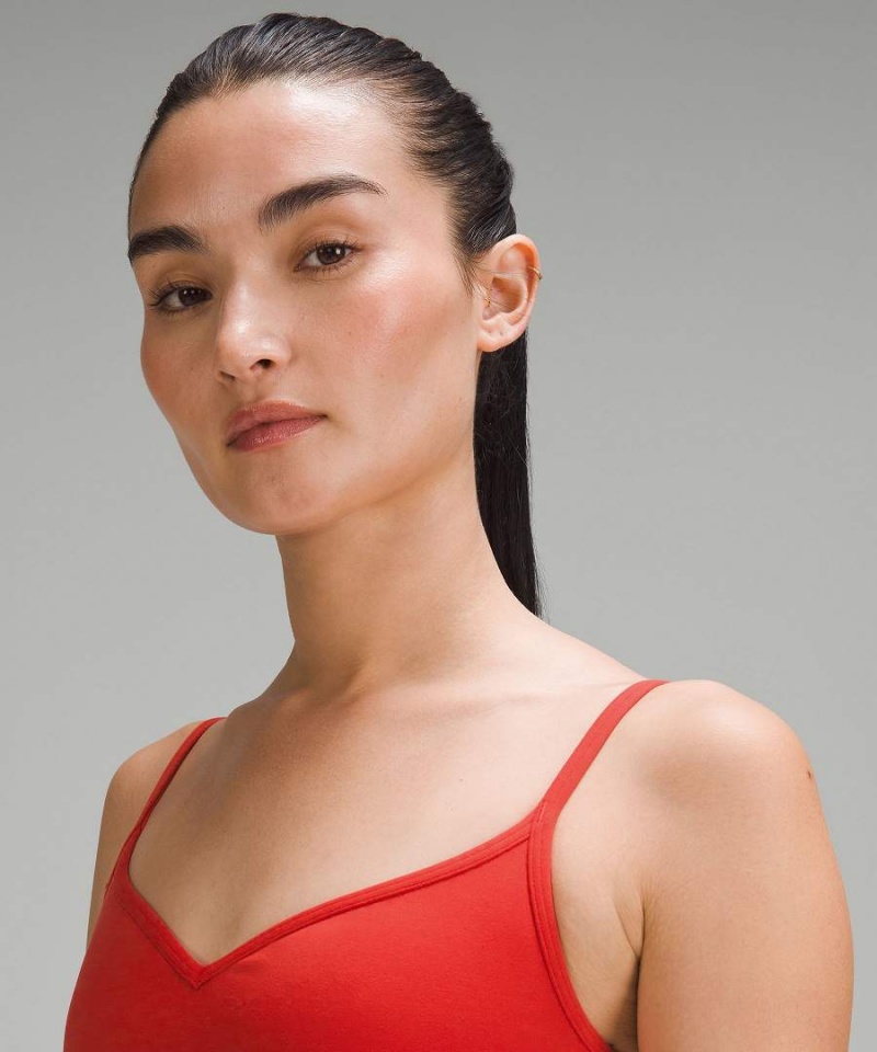 Sujetador Deportivo Lululemon Align™ Sweetheart Bra Light Support, A/B Cup Mujer Rojas Chile | 296VJYFTK