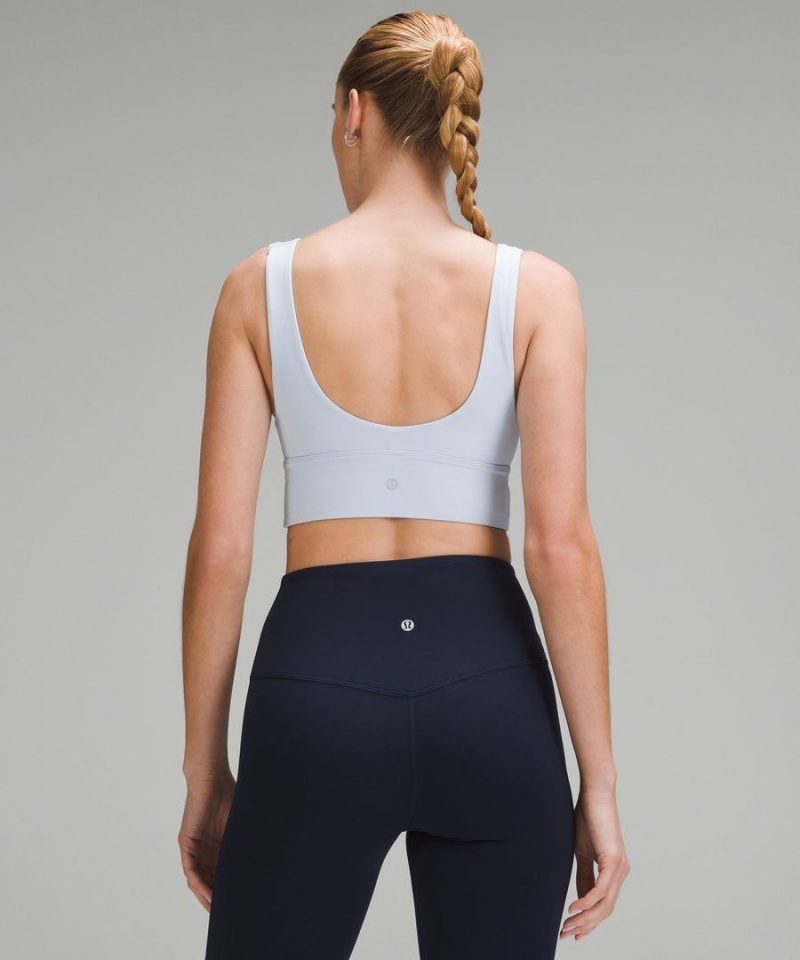 Sujetador Deportivo Lululemon Align™ V-Neck Bra Light Support, A/B Cup Mujer Blancas Chile | 380MUDNAL