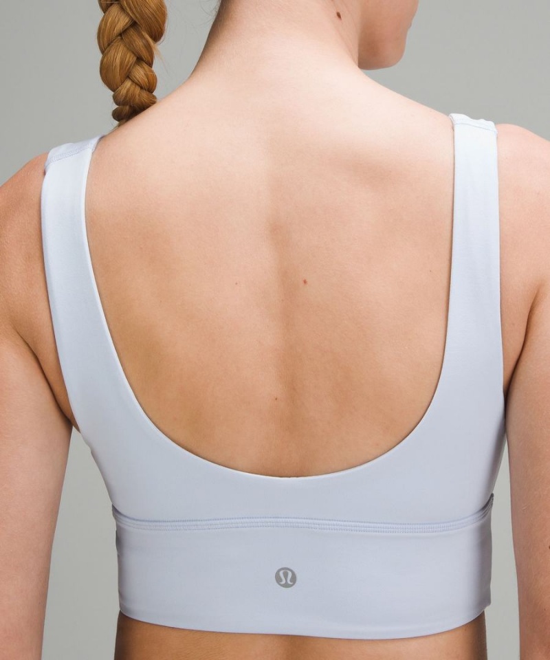 Sujetador Deportivo Lululemon Align™ V-Neck Bra Light Support, A/B Cup Mujer Blancas Chile | 380MUDNAL