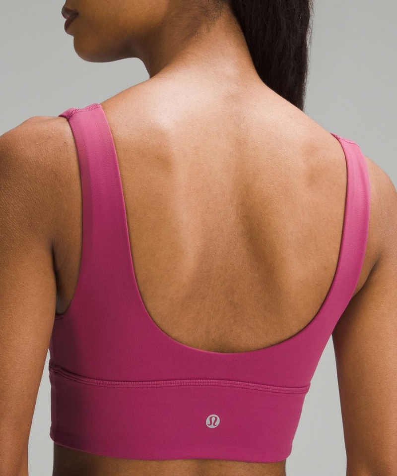 Sujetador Deportivo Lululemon Align™ V-Neck Bra Light Support, A/B Cup Mujer Moradas Chile | 375OCGYJL