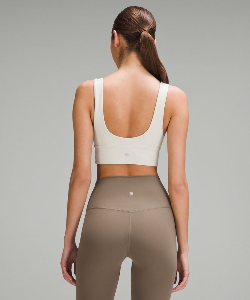 Sujetador Deportivo Lululemon Align™ V-Neck Bra Light Support, A/B Cup Mujer Beige Chile | 748VTWQPA
