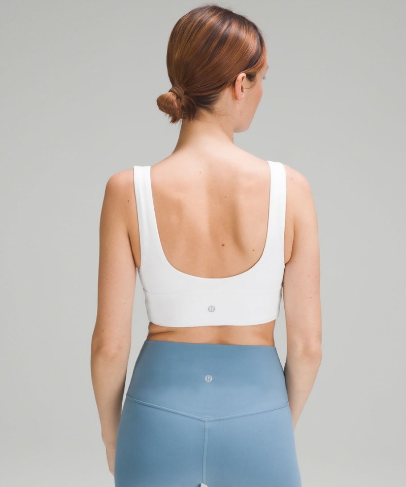 Sujetador Deportivo Lululemon Align™ V-Neck Bra Light Support, A/B Cup Mujer Blancas Chile | 053RYOHCD