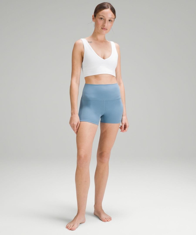 Sujetador Deportivo Lululemon Align™ V-Neck Bra Light Support, A/B Cup Mujer Blancas Chile | 053RYOHCD