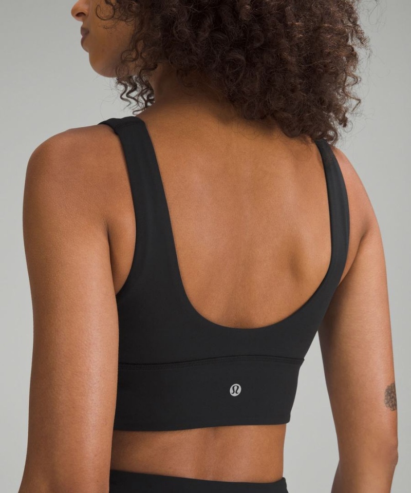 Sujetador Deportivo Lululemon Align™ V-Neck Bra Light Support, C/D Cup Mujer Negras Chile | 640KBDQXJ