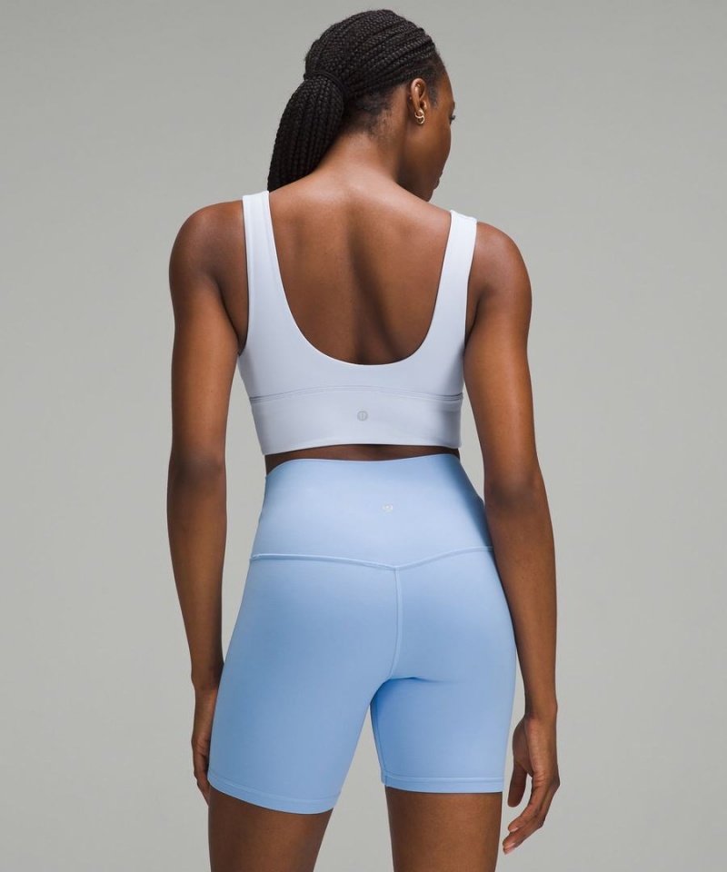 Sujetador Deportivo Lululemon Align™ V-Neck Bra Light Support, C/D Cup Mujer Blancas Chile | 412TGCSWY