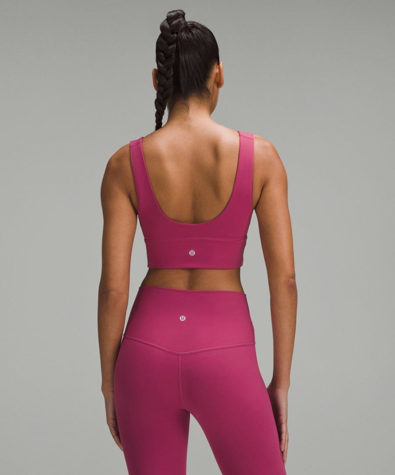 Sujetador Deportivo Lululemon Align™ V-Neck Bra Light Support, C/D Cup Mujer Moradas Chile | 512TYBNQI