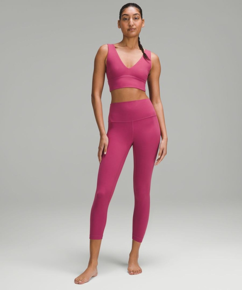 Sujetador Deportivo Lululemon Align™ V-Neck Bra Light Support, C/D Cup Mujer Moradas Chile | 512TYBNQI