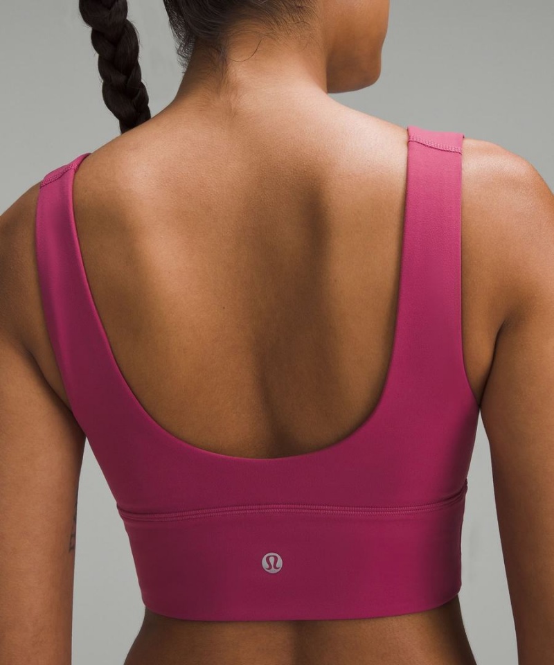 Sujetador Deportivo Lululemon Align™ V-Neck Bra Light Support, C/D Cup Mujer Moradas Chile | 512TYBNQI