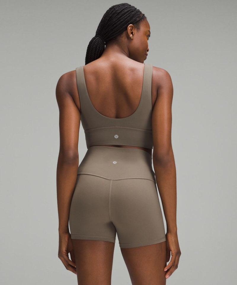 Sujetador Deportivo Lululemon Align™ V-Neck Bra Light Support, C/D Cup Mujer Gris Chile | 860GCZQWY