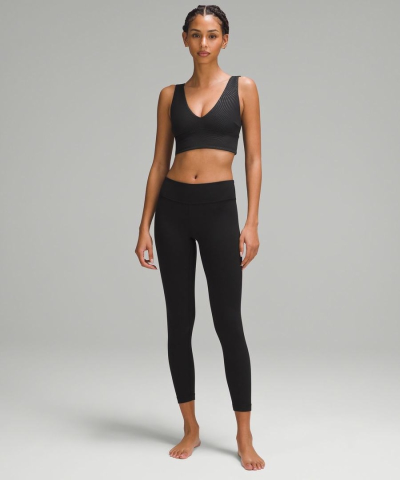 Sujetador Deportivo Lululemon Align™ V-Neck Bra Light Support, C/D Cup Mujer Negras Chile | 563GCPJIL