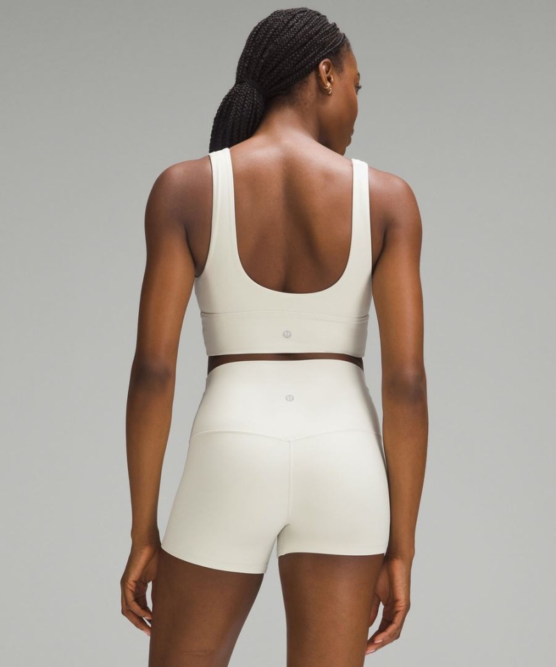 Sujetador Deportivo Lululemon Align™ V-Neck Bra Light Support, C/D Cup Mujer Beige Chile | 123NFMHYI