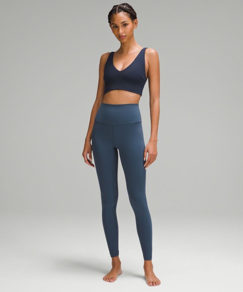 Sujetador Deportivo Lululemon Align™ V-Neck Bra Light Support, C/D Cup Mujer Azul Marino Chile | 427HYEGML