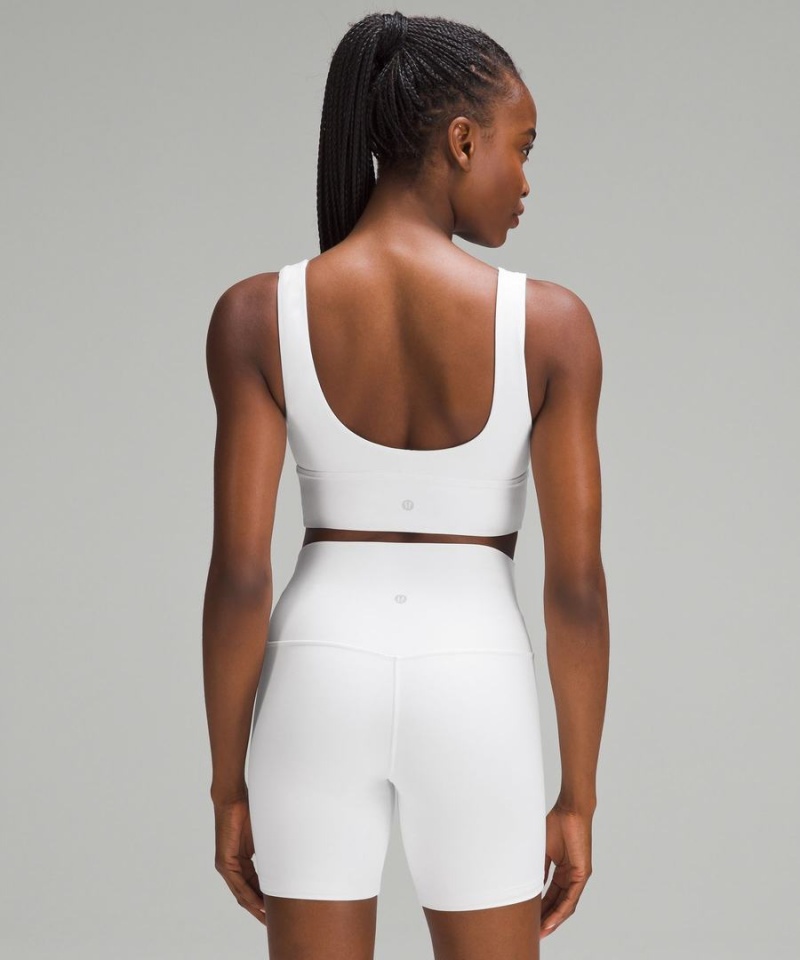 Sujetador Deportivo Lululemon Align™ V-Neck Bra Light Support, C/D Cup Mujer Blancas Chile | 234TYXUQW