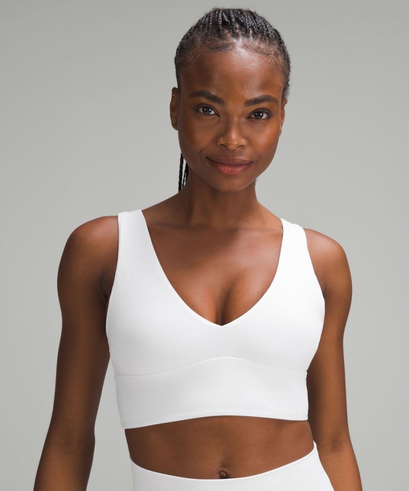 Sujetador Deportivo Lululemon Align™ V-Neck Bra Light Support, C/D Cup Mujer Blancas Chile | 234TYXUQW