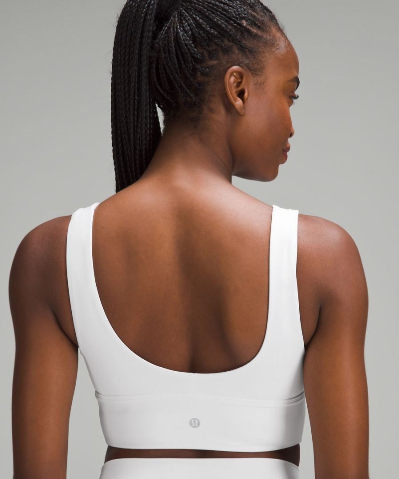 Sujetador Deportivo Lululemon Align™ V-Neck Bra Light Support, C/D Cup Mujer Blancas Chile | 234TYXUQW