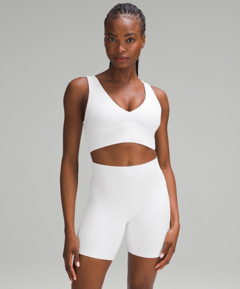 Sujetador Deportivo Lululemon Align™ V-Neck Bra Light Support, C/D Cup Mujer Blancas Chile | 234TYXUQW