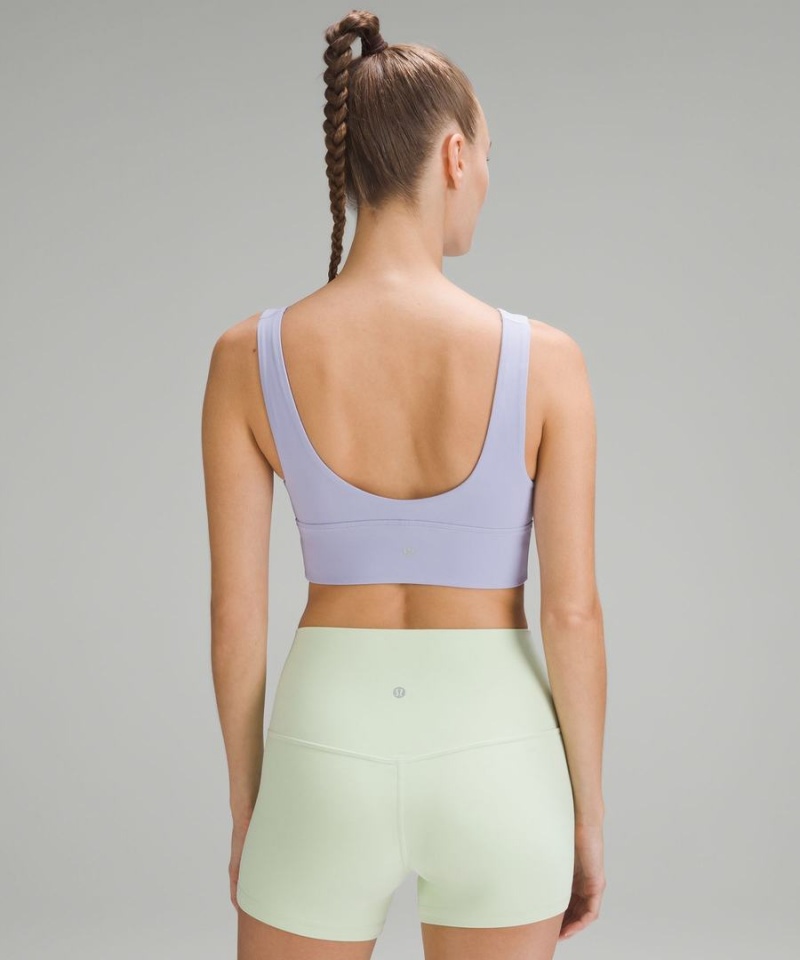 Sujetador Deportivo Lululemon Align™ V-Neck Bra Light Support, A/B Cup Mujer Moradas Chile | 945YNDXGQ
