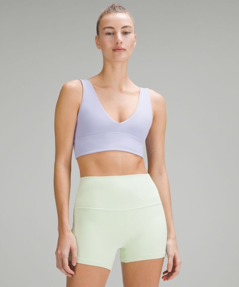 Sujetador Deportivo Lululemon Align™ V-Neck Bra Light Support, A/B Cup Mujer Moradas Chile | 945YNDXGQ