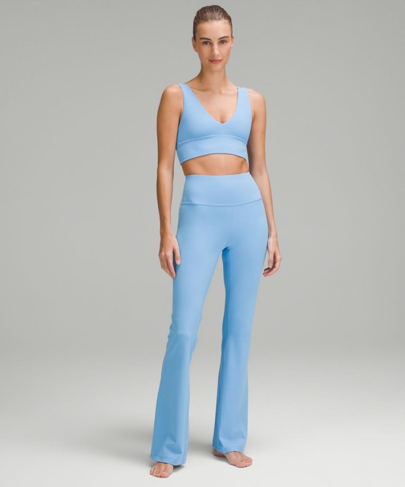 Sujetador Deportivo Lululemon Align™ V-Neck Bra Light Support, A/B Cup Mujer Azules Chile | 139YNHPCL