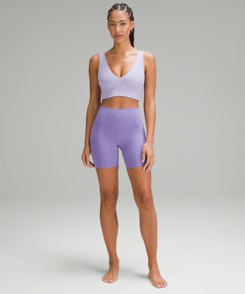 Sujetador Deportivo Lululemon Align™ V-Neck Bra Light Support, C/D Cup Mujer Moradas Chile | 754NIJQFE