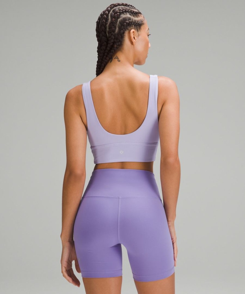 Sujetador Deportivo Lululemon Align™ V-Neck Bra Light Support, C/D Cup Mujer Moradas Chile | 754NIJQFE