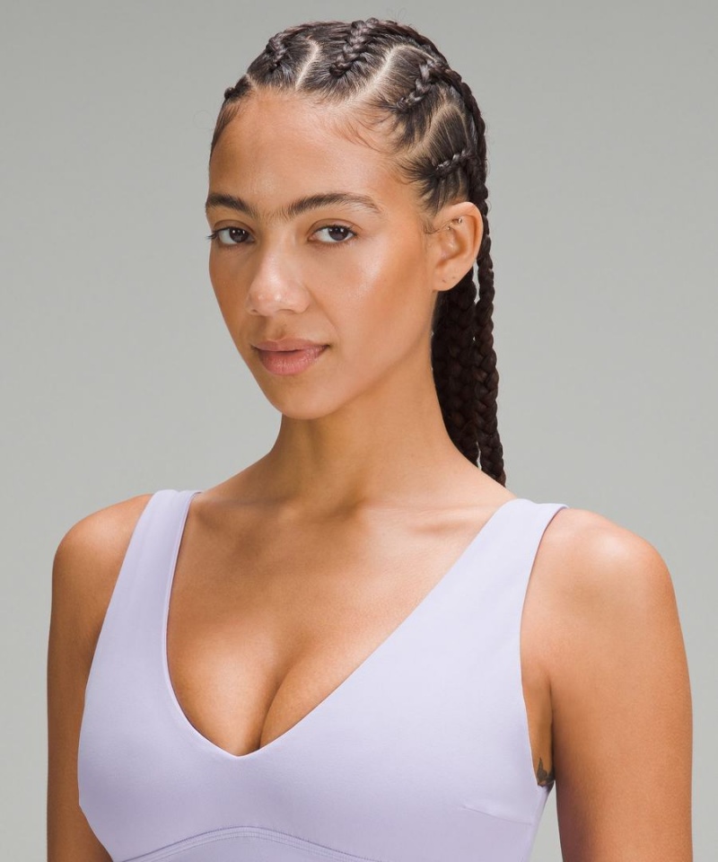Sujetador Deportivo Lululemon Align™ V-Neck Bra Light Support, C/D Cup Mujer Moradas Chile | 754NIJQFE